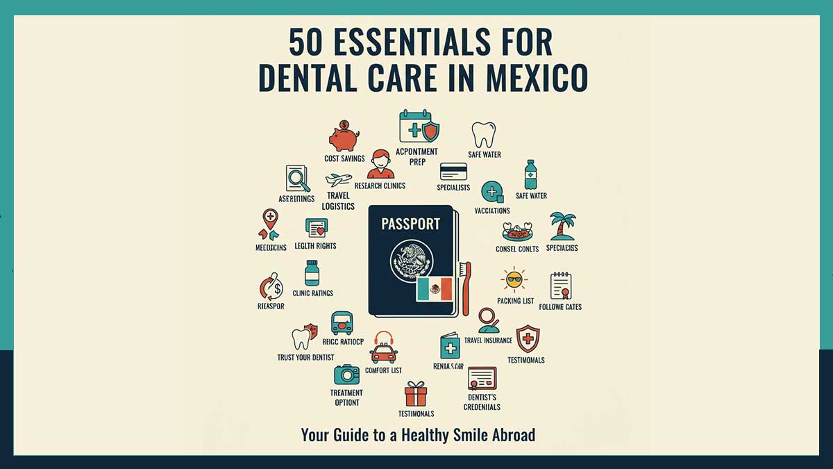 50 Things you should know about getting dental work in Mexico.
