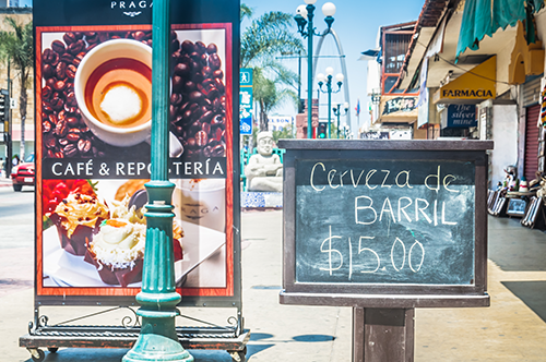 Streets in Tijuana, Mexico