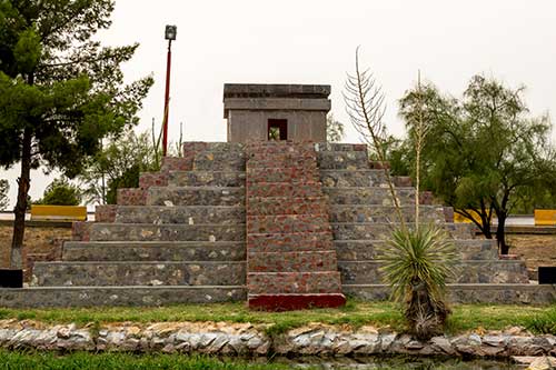 The Pirámide y Acueducto Monumental in Ciudad Juarez, Mexico