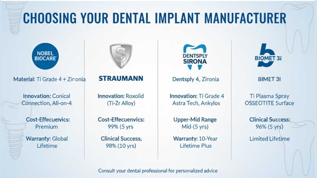 dental implants, straumann, mis, nobel biocare