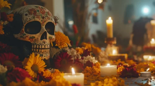 Day of the Dead celebration in Playa del Carmen